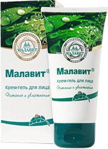 Крем-гель для лица "Питание и увлажение" «Малавит», 50 мл. ― Алтайский мёд - разнотравие